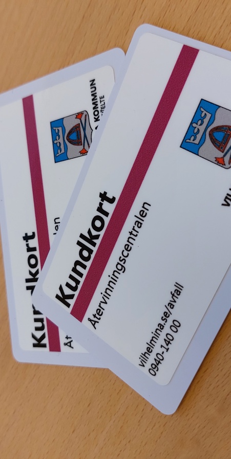 Kundkort till återvinningscentralen